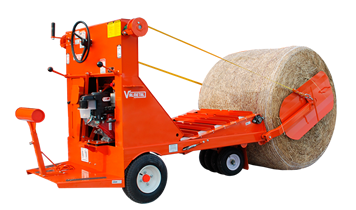 Motorized Round Bale Unroller